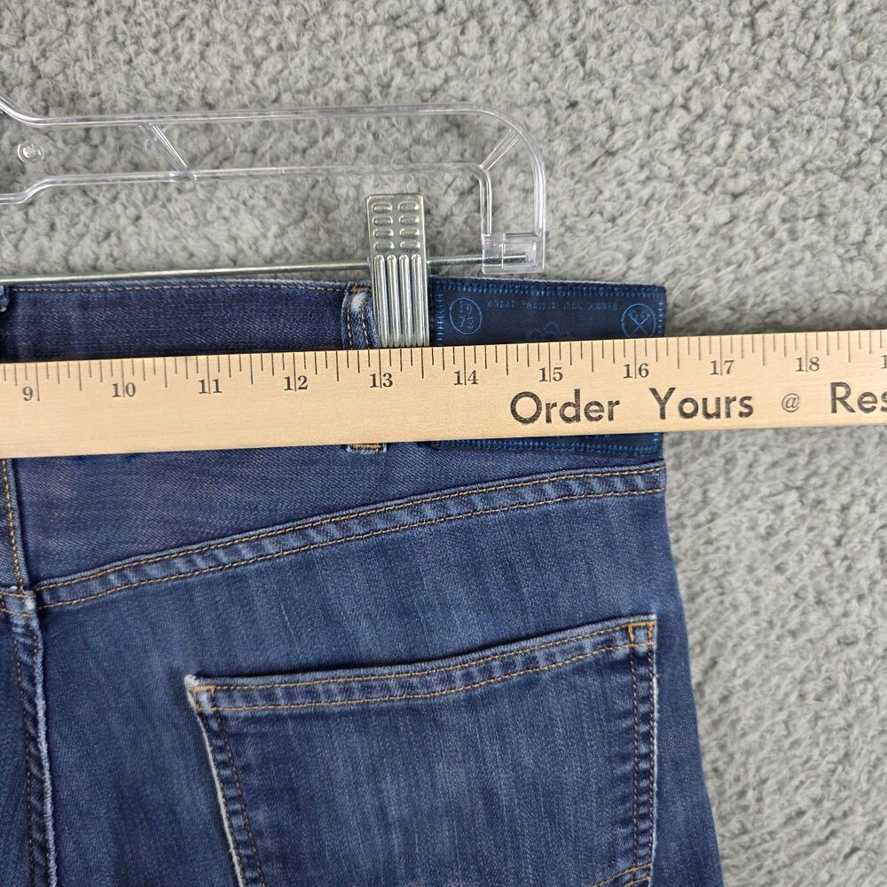 Patagonia Performance Straight Jeans Men 32x32 Dark Wash Stretch Outdoor Casual - Picture 9 of 11